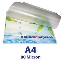A4 Laminating Pouches - 80 Micron Gloss (Pkt 100)
