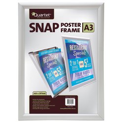 Quartet A3 Display Board Snap Poster Frame EA