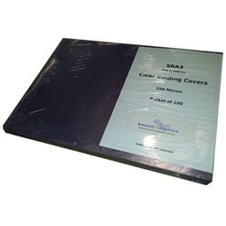 SRA3 Clear Binding Covers 250 Micron - 450 x 320mm (Pkt 100)