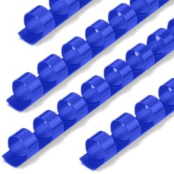 10mm Plastic Binding Combs - Blue (Pack of 100)
