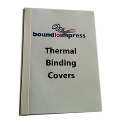 10mm Thermal Binding Covers White Gloss (Pkt 80)