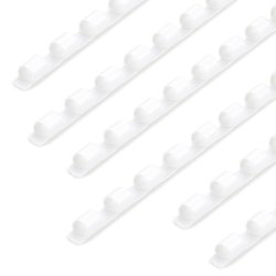 12mm Plastic Binding Combs - White (Pack of 100)