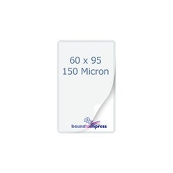 60x95mm Business Card Pouches - 150 Mic (Pkt 100)