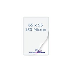 65x95mm Business Card Pouches - 150 Mic (Pkt 100)