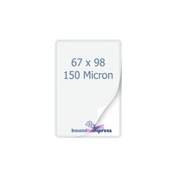 67x98mm Business Card Pouches - 150 Mic (Pkt 100)