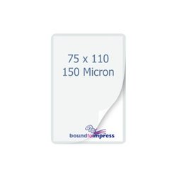 75x110mm Business Card Pouches - 150 Mic (Pkt 100)