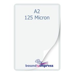 A2 Laminating Pouches - Gloss - 125 mic Premium (Pkt 100)