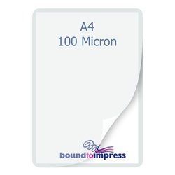 A4 Laminating Pouches - Gloss - 100 Mic Premium (Pkt 100)