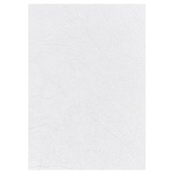 A4 Leathergrain Covers 250gsm - White (Pkt 100)