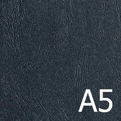 A5 Black Premium Leathergrain Covers 300gsm (Pkt 100)