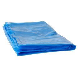 Blue Plastic Shredder Bags - Size: 530 x 330 x 1200mm (Pkt 25)