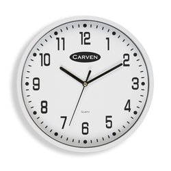 Carven Wall Clock 250mm - White