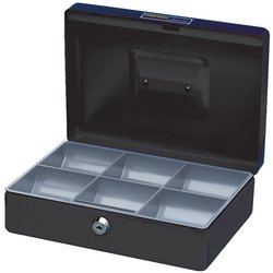 Esselte Classic Cash Box No.10 Black 250 x 180 x 80mm
