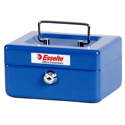 Esselte Classic Cash Box No.6 - Small Blue