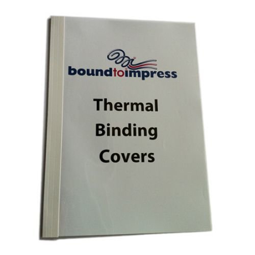4mm Thermal Binding Covers White Gloss (Pkt 100) 99.00 BTI Office