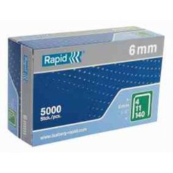 Rapid 140/6 6mm Staples Box 5000