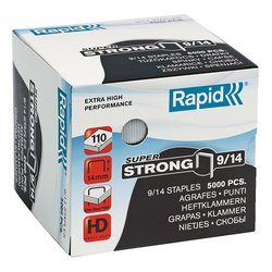 Rapid 9/14 14mm Staples (Box 5000)